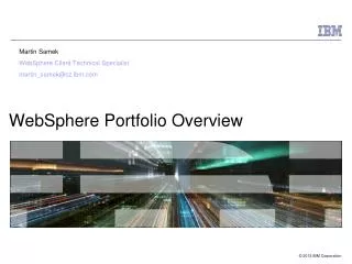 WebSphere Portfolio Overview