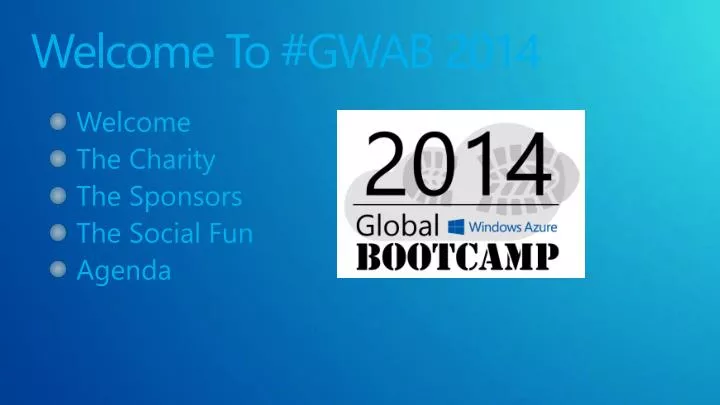 welcome to gwab 2014