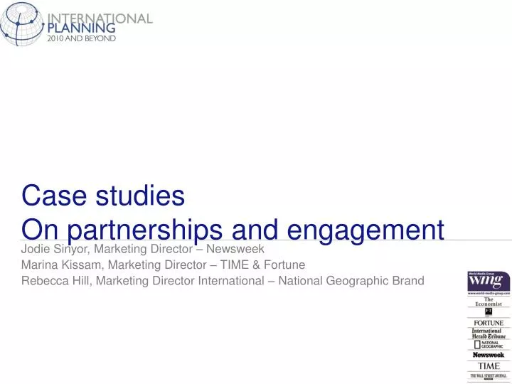 case studies on partnerships and engagement