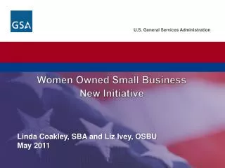 Women Owned Small Business New Initiative