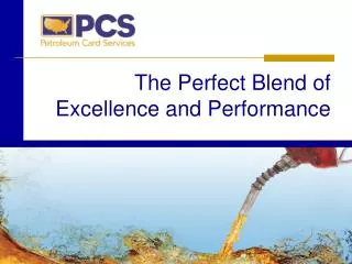 The Perfect Blend of Excellence and Performance