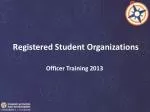 Registered Student Organizations - slide 1