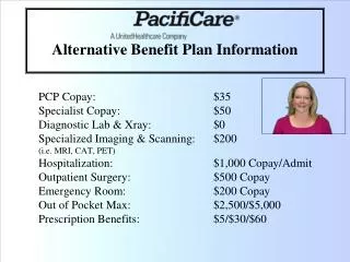 Alternative Benefit Plan Information