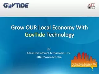 Grow OUR Local Economy With GovTide Technology