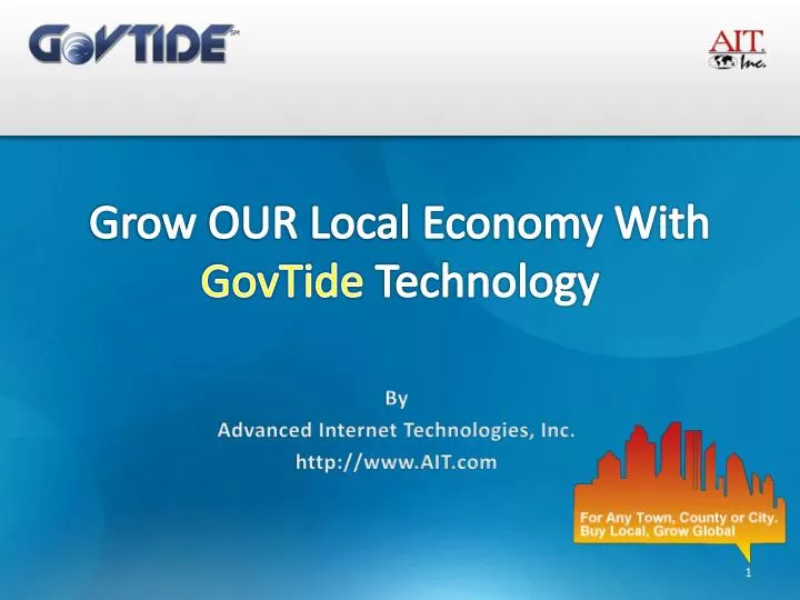 grow our local economy with govtide technology