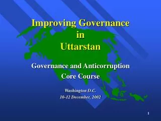 Improving Governance in Uttarstan