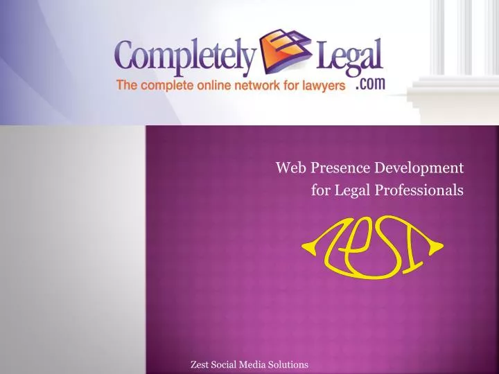 web presence development for legal professionals