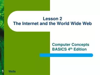 Lesson 2 The Internet and the World Wide Web
