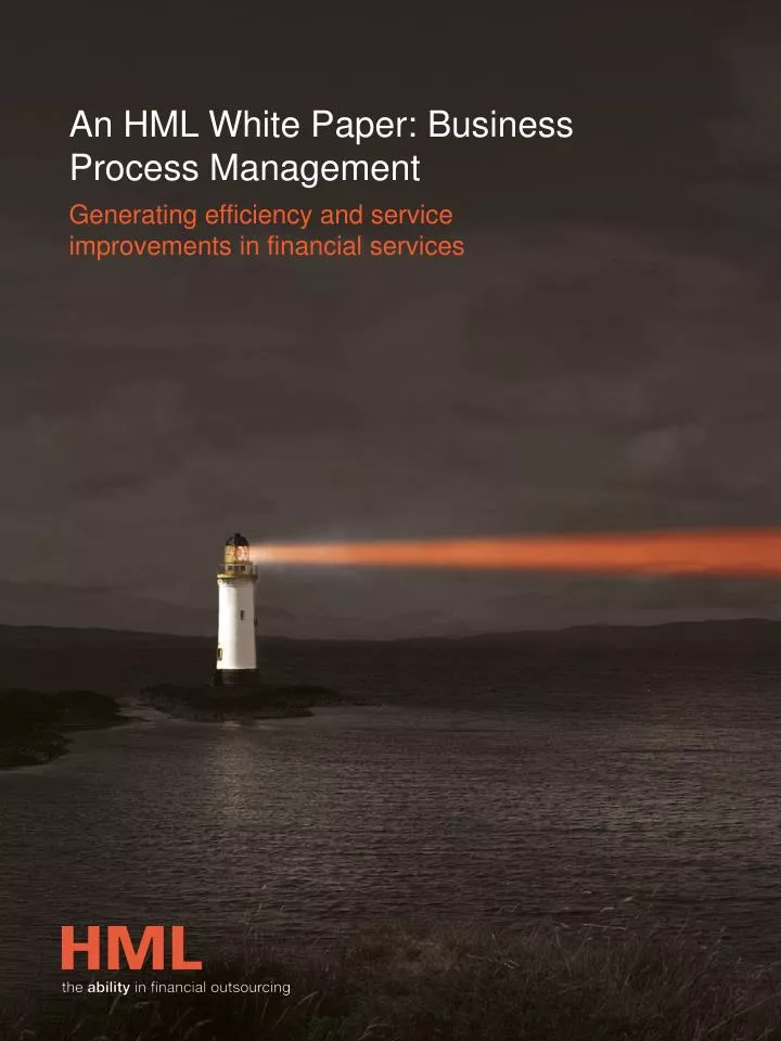 an hml white paper business process management