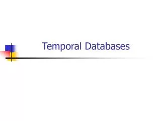 Temporal Databases