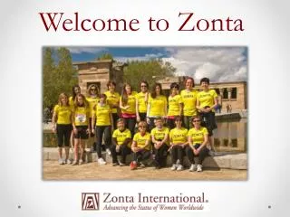 Welcome to Zonta