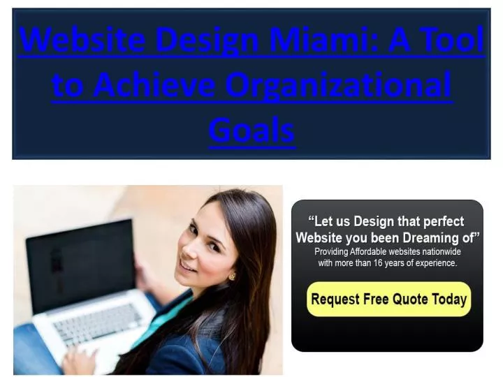 website design miami a tool to achieve organizational goals