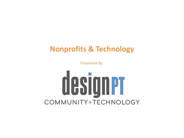 nonprofits technology presented by