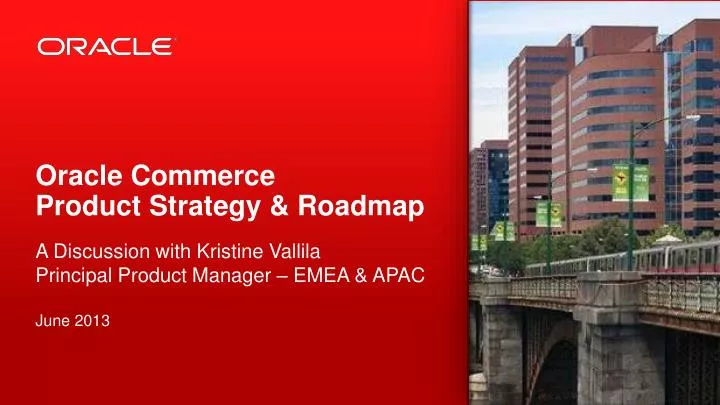 oracle commerce product strategy roadmap