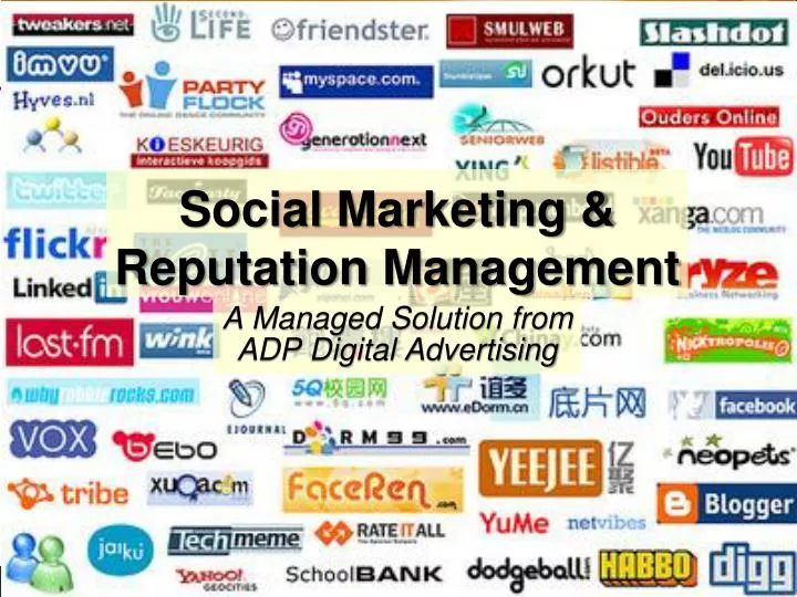 social marketing reputation management