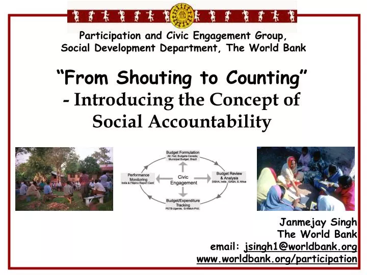 from shouting to counting introducing the concept of social accountability