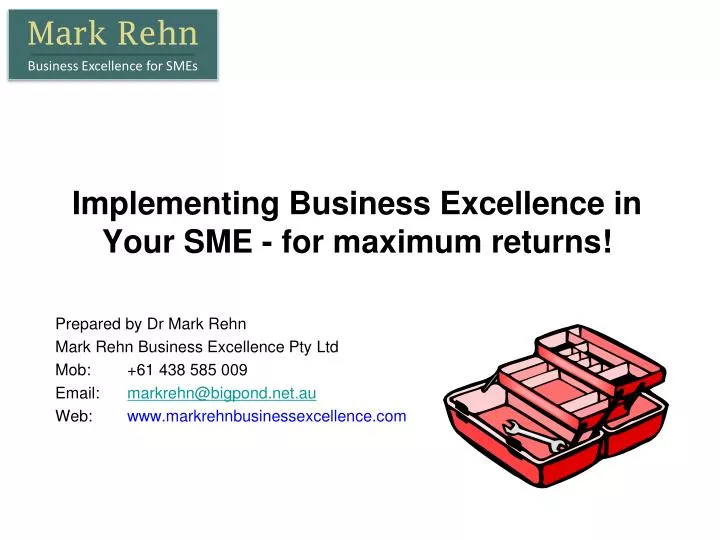 implementing business excellence in your sme for maximum returns