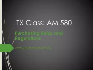 TX Class: AM 580