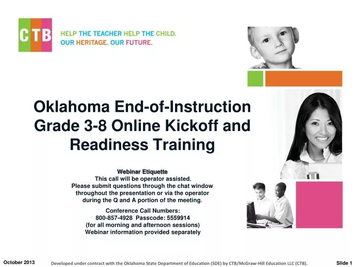 oklahoma end of instruction grade 3 8 online kickoff and readiness training