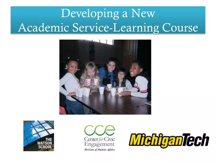 developing a new academic service learning course