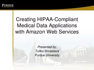 Creating HIPAA-Compliant Medical Data Applications with Amazon Web Services