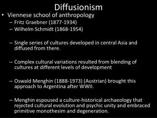 diffusionism