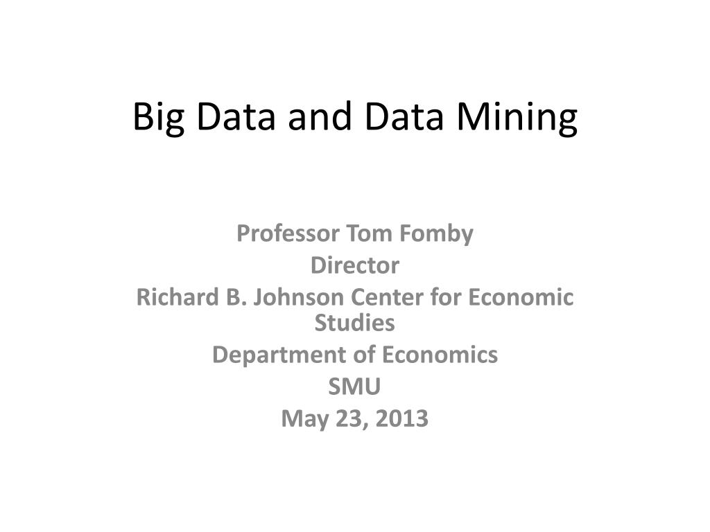 PPT - Big Data and Data Mining PowerPoint Presentation, free download ...