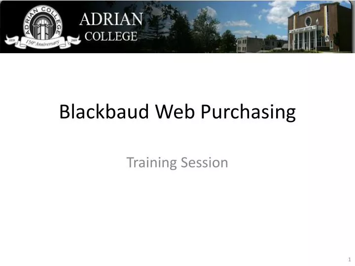 blackbaud web purchasing