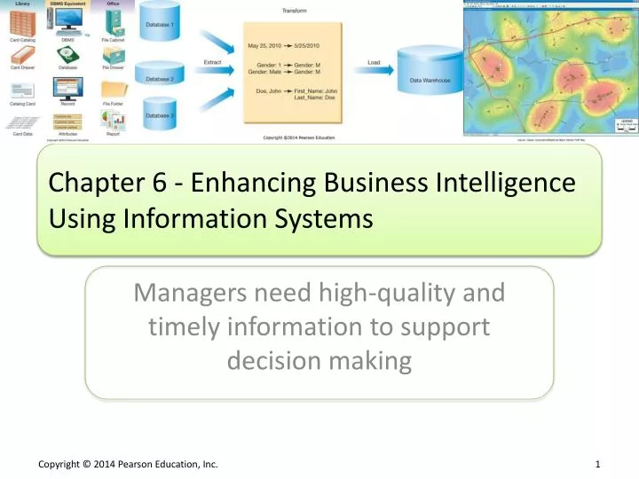 chapter 6 enhancing business intelligence using information systems