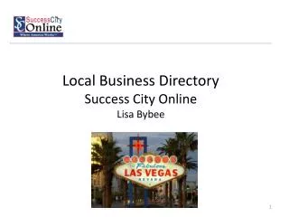 Local Business Directory Success City Online Lisa Bybee