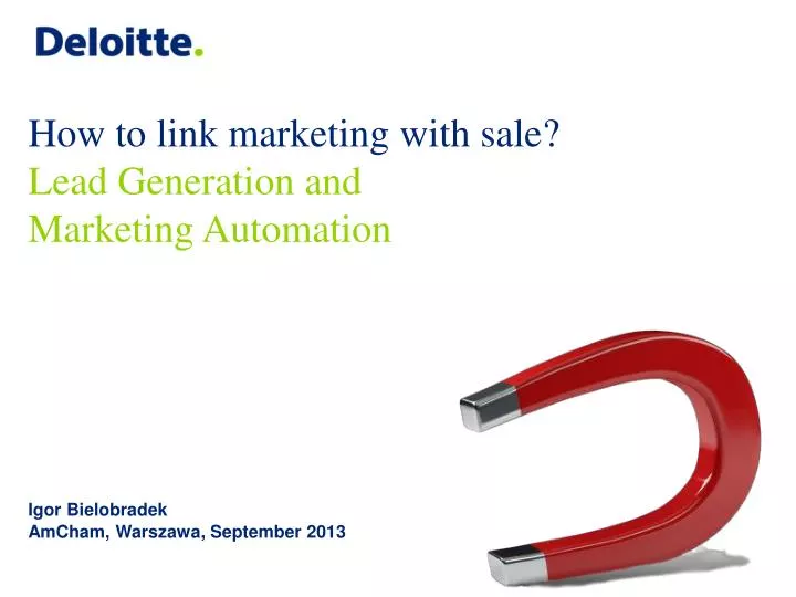how to link marketing with sale lead generation and marketing automation