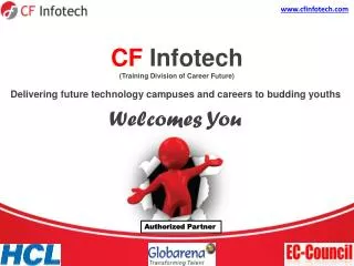 CF Infotech (Training Division of Career Future)