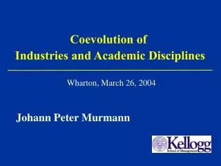 Coevolution of Industries and Academic Disciplines