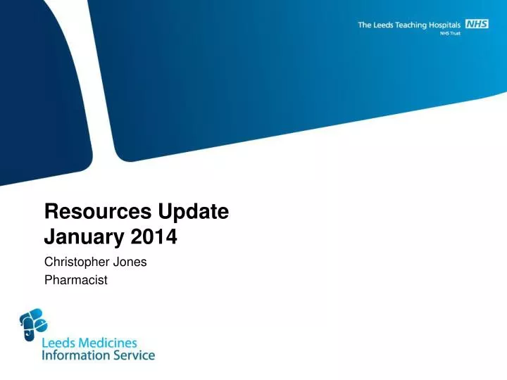 resources update january 2014