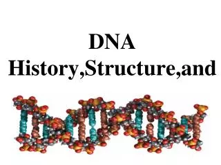 DNA History,Structure,and