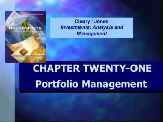 CHAPTER TWENTY-ONE Portfolio Management
