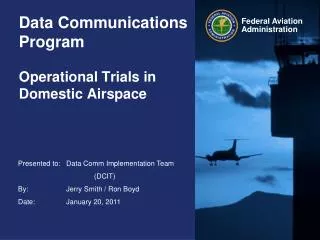 Data Communications Program