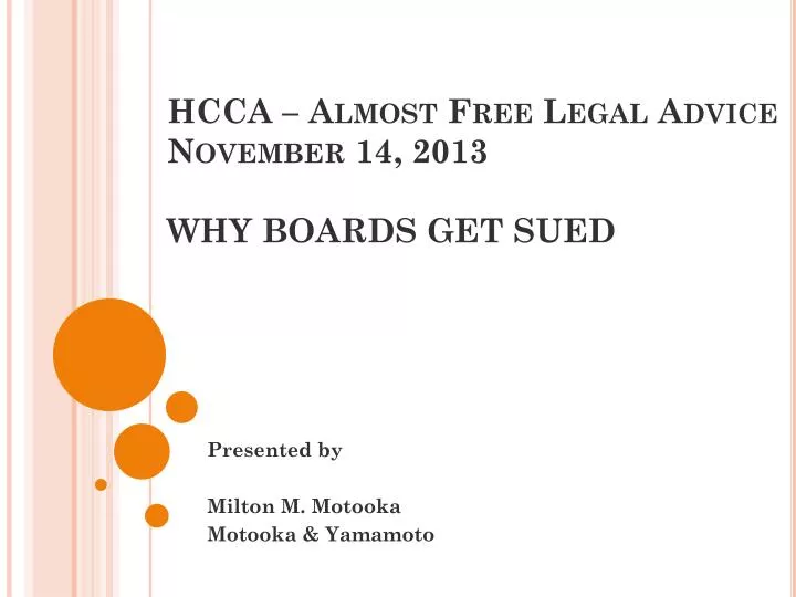 hcca almost free legal advice november 14 2013 why boards get sued