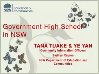 Government High School in NSW