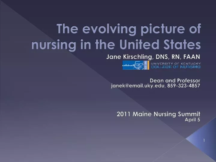 the evolving picture of nursing in the united states