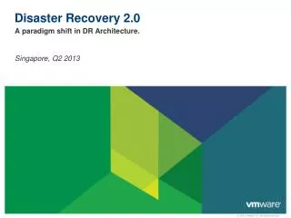 Disaster Recovery 2.0