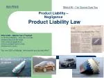 Product Liability Law - slide 1