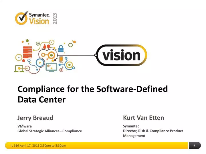 compliance for the software defined data center