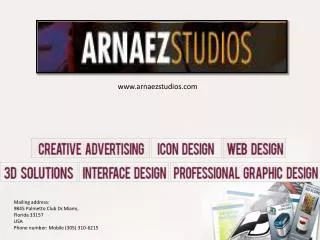 Arnaez studio - Best creativity provider for companies and p