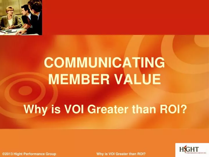 why is voi greater than roi