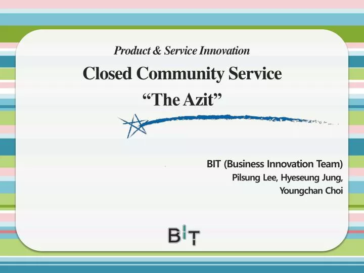 product service innovation closed community service the azit