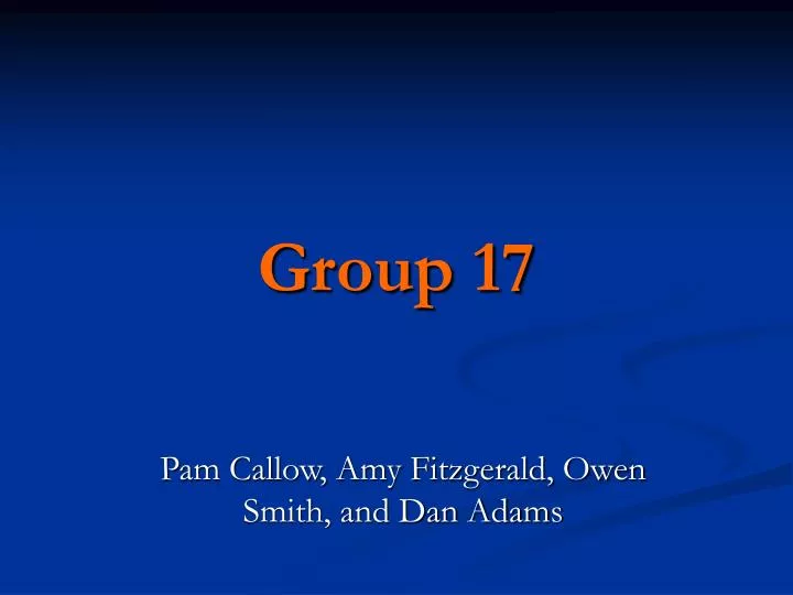 group 17