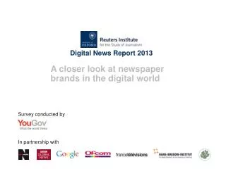 Digital News Report 2013