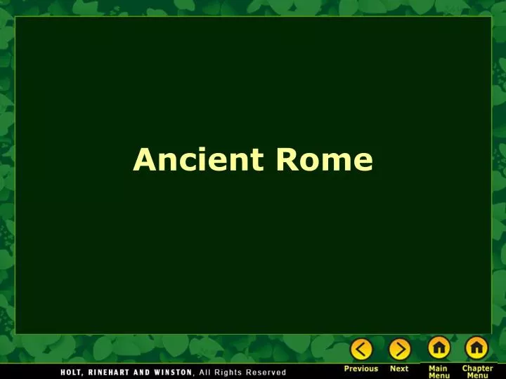 ancient rome