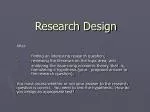 PPT - Research Design PowerPoint Presentation, free download - ID:1109383